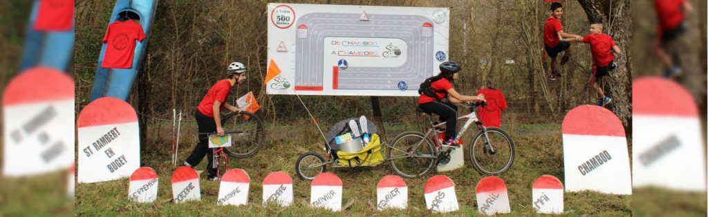 Le jeu des 500 bornes à vélo