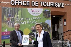 L'office de tourisme d’Épinal, labellisé Accueil Vélo