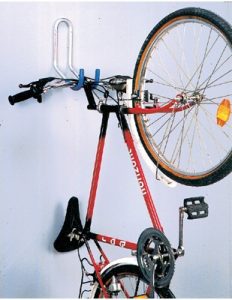 Vélo mural pliable acier Vélo Stockage Rack Crochet 2 vélos abri garage UK