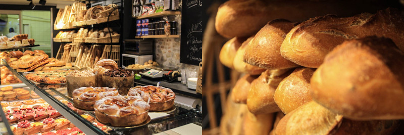 Baguette à bicyclette livre du pain sur Lyon