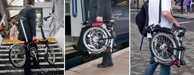 Off yer Bike, sangle pour transporter un vélo Brompton