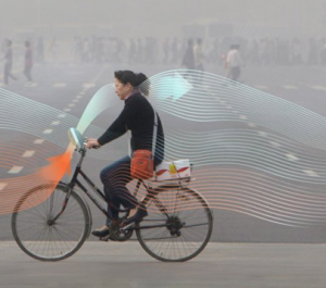 The Smog bicycle by Daan Roosegaarde