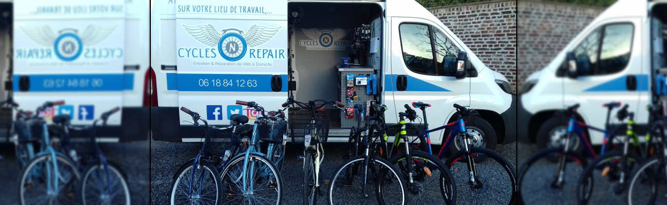 Cycles n’ Repair : l’atelier vélo mobile à Courchelettes
