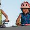 Illustration des casques Crazy Safety pour les enfants à bicyclette