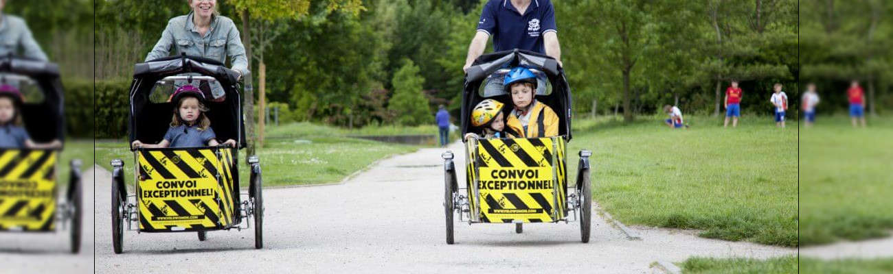 Des vélos familiaux