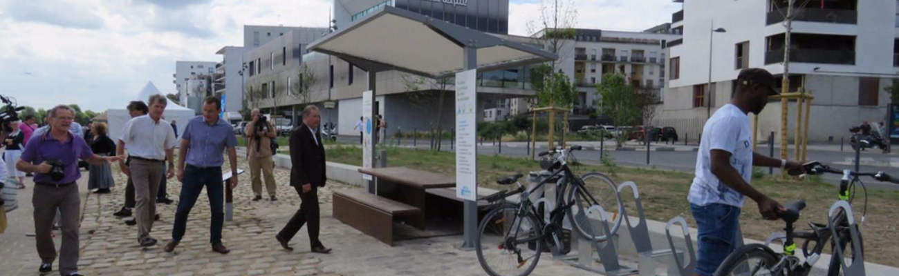 La première aire cycliste de Choisy-le-Roi ouverte au public