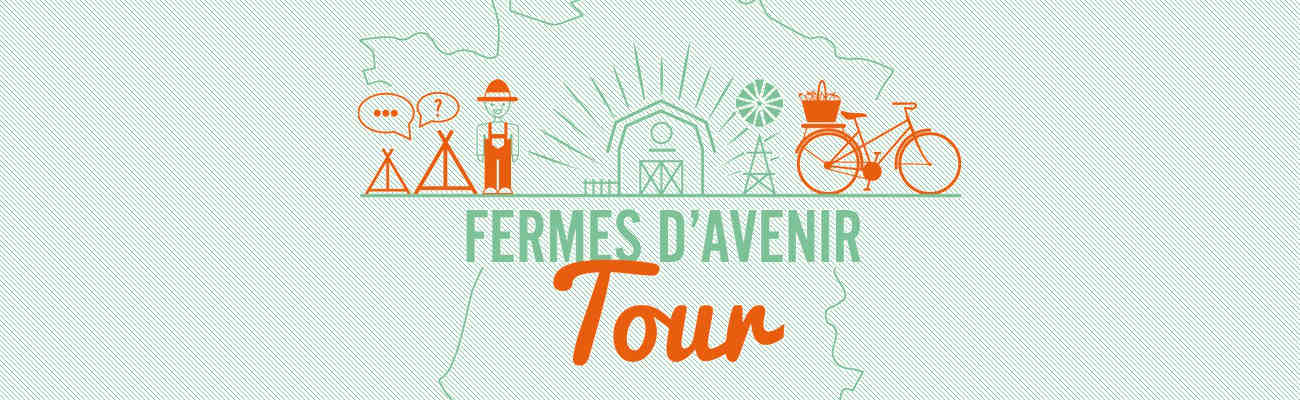 Tour à vélo avec Fermes d'Avenir