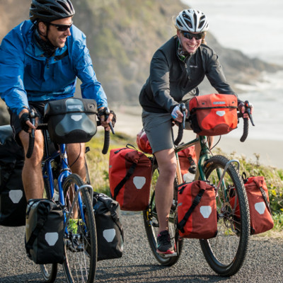 Sacoches vélo Ortlieb sur porte-bagages