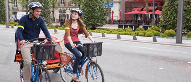 Nantes compte 370 km de pistes cyclables Faire du vélo à Nantes