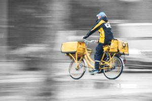 Livraison vélo en ville 