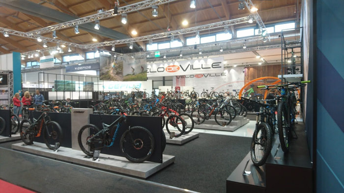 Stands de vélos à l'Eurobike