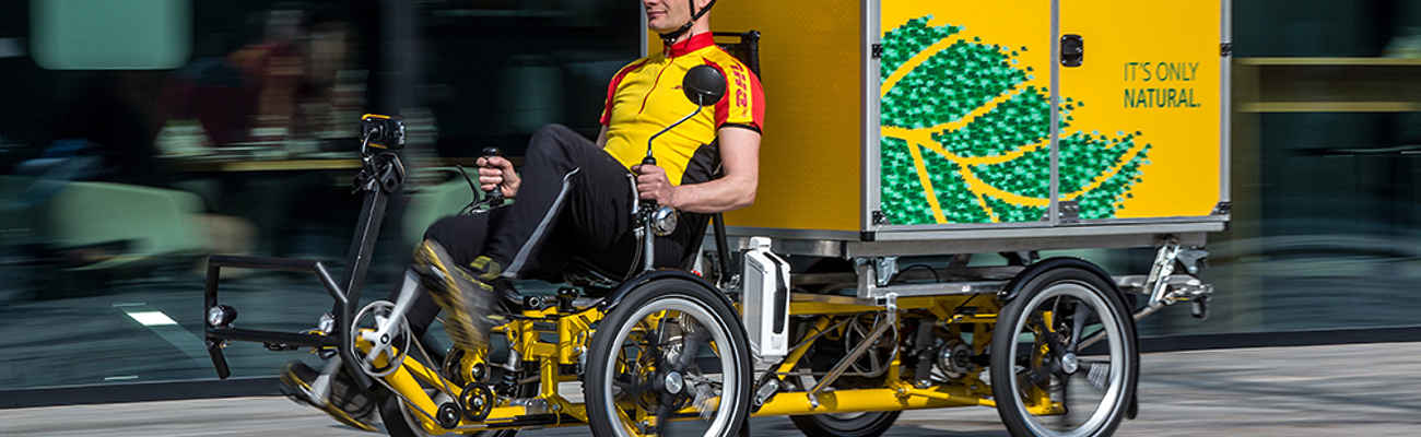 livraison vélo DHL lance le Cubicycle