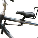 Selle pour le transport d'enfant sur cadre de vélo avec barre horizontale