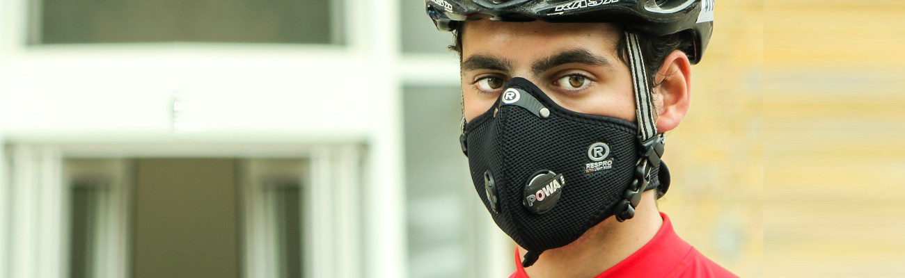 Comment les masques anti-pollution protègent le cycliste ?