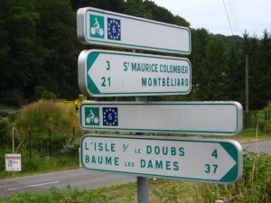 Signalisation de l'eurovelo 6