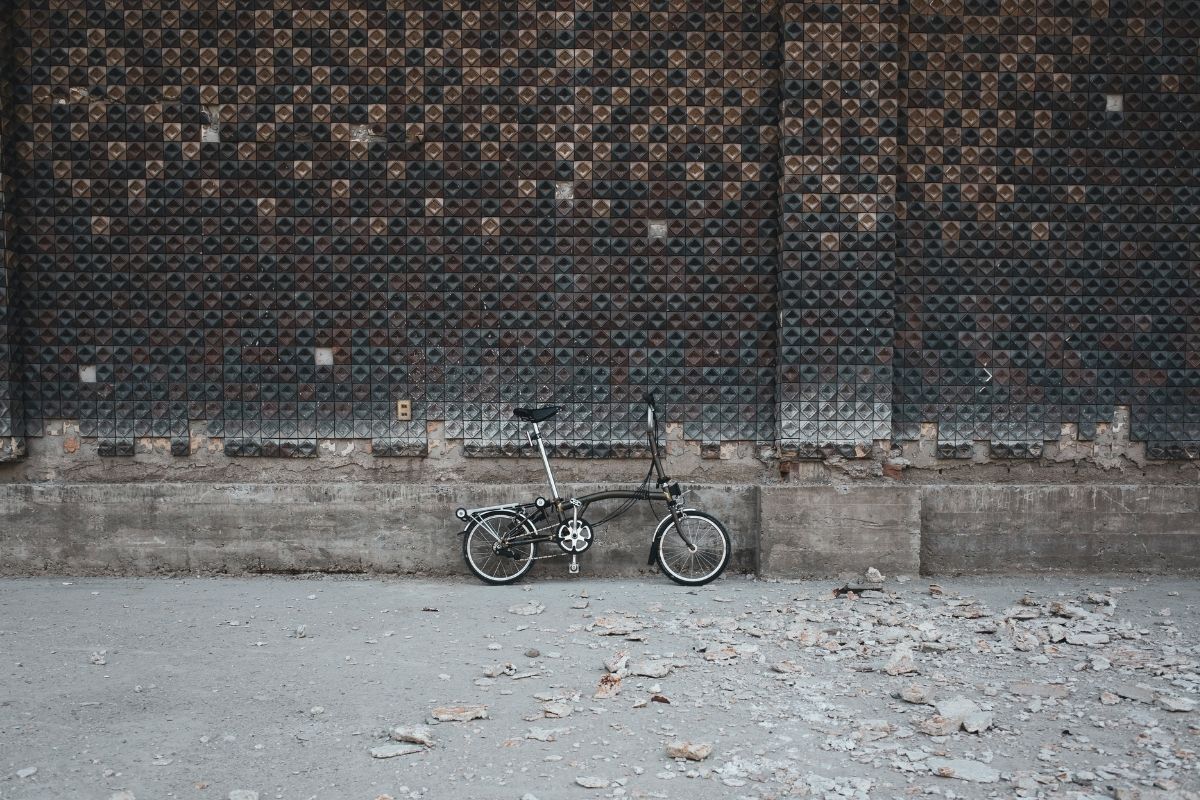 vélo pliant en ville