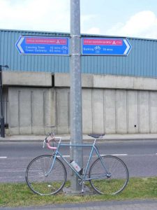 Vélo sur cycle superhighway