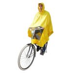 Poncho pluie jaune pour travailler à vélo