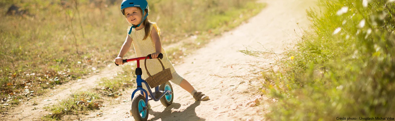 Une draisienne pour l’éveil et le développement de l’enfant