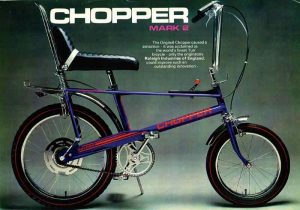 Publicité pour le Raleigh Chooper Mark 2 dans les années 1970