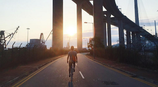 Cycliste urbain