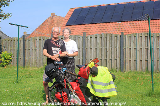 Tour d'Europe à vélo aux Pays Bas