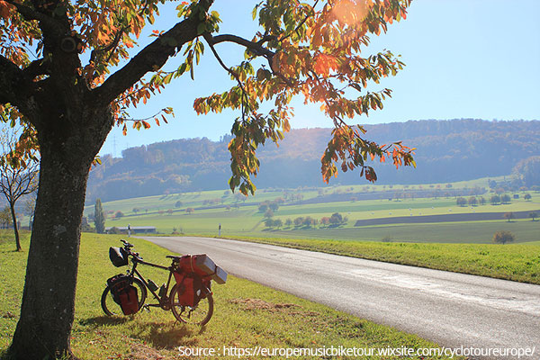 Cyclotour d'Europe Musical en Suisse