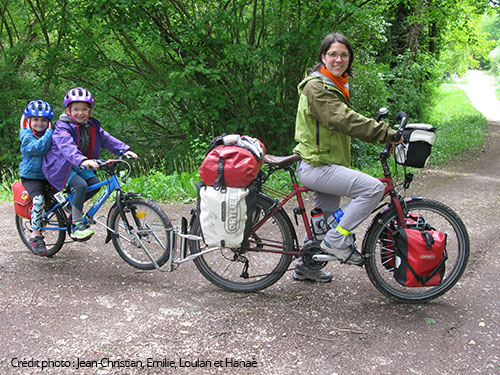 vacances à vélo en famille avec le follow me