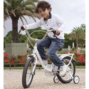 VÉLO ENFANT PEUGEOT 16 POUCES BLANC - 4 À 6 ANS - Carlanges Bicyclette