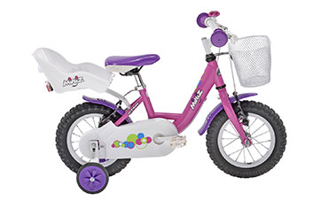 Vélo fille Miniz 12 F Gitane avec roulettes 