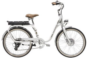 Vélo électrique Peugeot Legend 24 pouces cadre bas eLC01 - Blanc