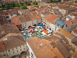 La bastide royale quadrillée de Villeneuve sur Lot