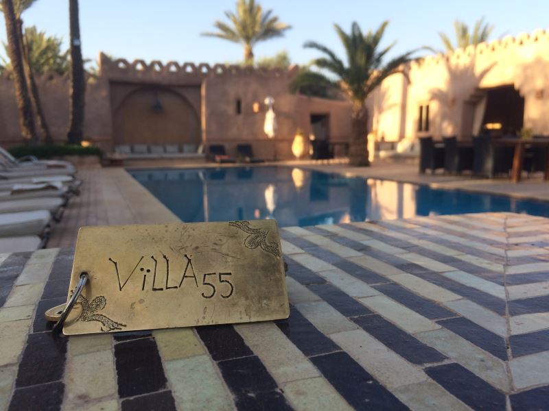 Vélo Maroc vous accueille à la Villa 55 en plein coeur de la palmeraie de Marrakech