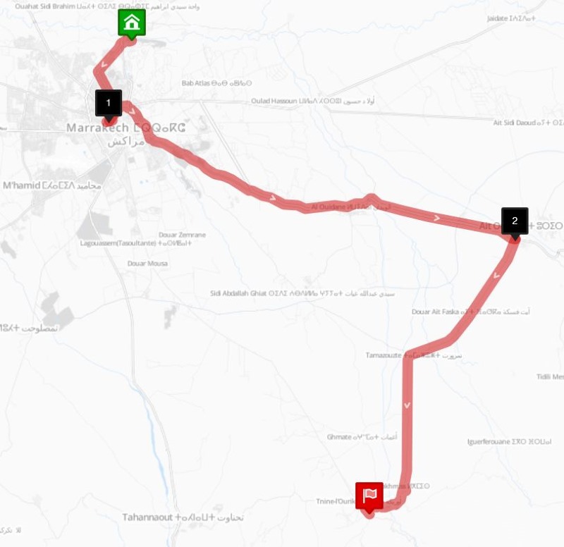 Itinéraires autour de Marrakech à vélo