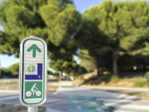 Signalisation EV8 - Méditerranée à vélo