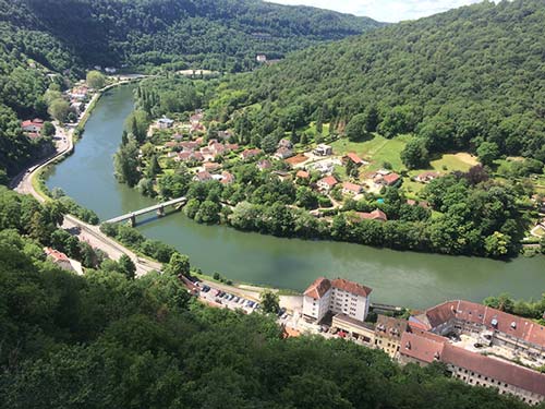 Le Doubs vu de la Citadelle