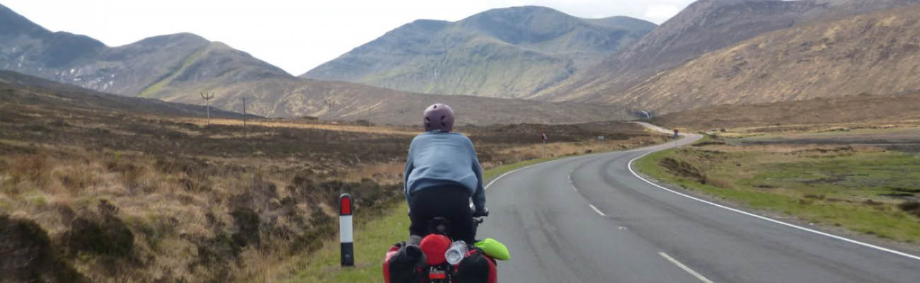 Pédaler dans les paysages d'Ecosse