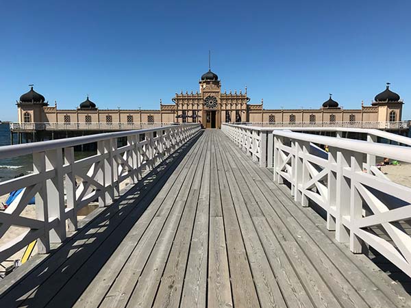 La cité balnéaire de Varberg en Suède