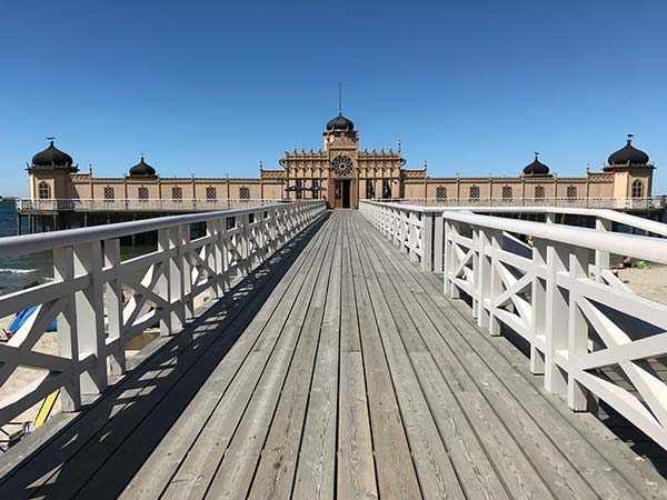 La cité balnéaire de Varberg en Suède