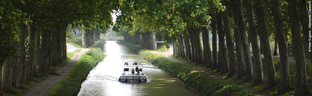 Le Canal du Midi, point central du Canal des 2 Mers à vélo