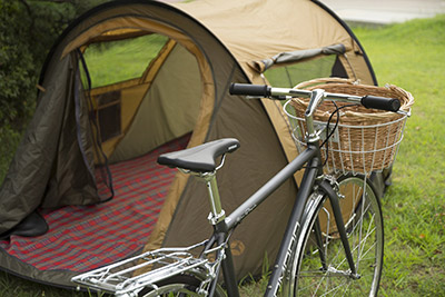 Camping en voyage à vélo