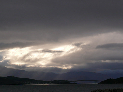 La météo en Ecosse, un bon souvenir pour notre voyageuse à vélo