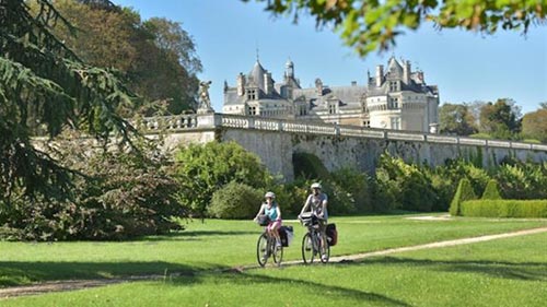 Le château de Le Lude sur la route de la V47