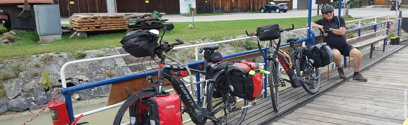 Jean-Marc au cours d'un voyage à vélo électrifié