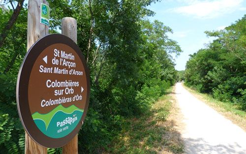 Signalisation sur la Passa Pais