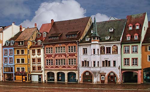 Mulhouse et ses façades colorées