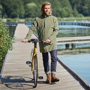 Parka vélo pluie Mosse homme