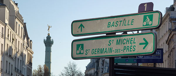 Panneau Rue Saint-Antoine dans le Marais