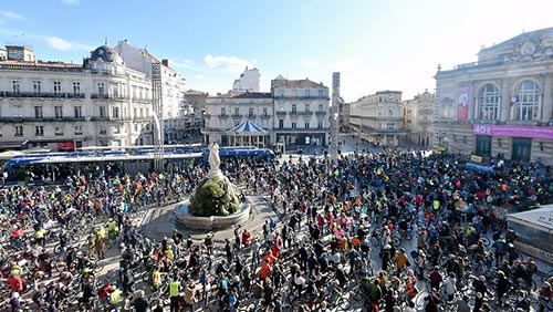 Vélorution à Montpellier