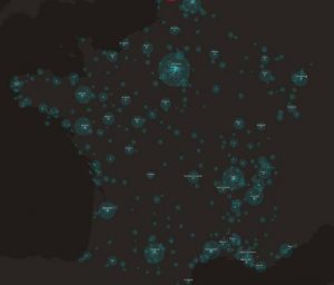 Carte des points noirs cyclables France